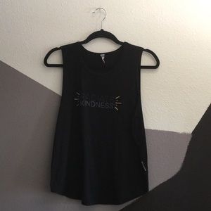 Glyder Mood Graphic Tank: Radiate Kindness